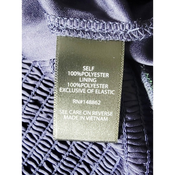 Torrid 2 Blue Multi Floral Butterfly Print Top Off Shoulder Lined LS V-Neck - Picture 6 of 6